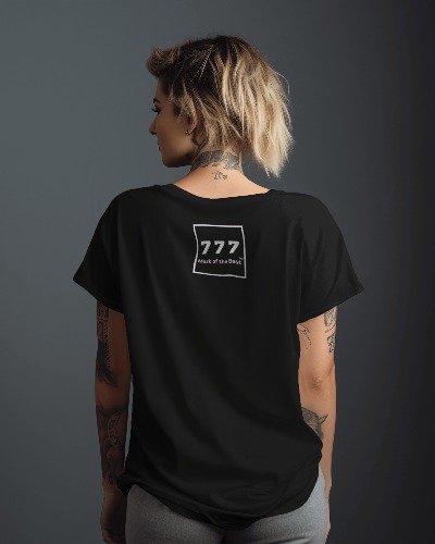 This image is decorative and shows a woman living her life and leaving her 777 Mark of the Best